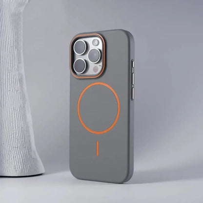 MagSafe iPhone Case Ultra Thin Matte Color-Accent Cover
