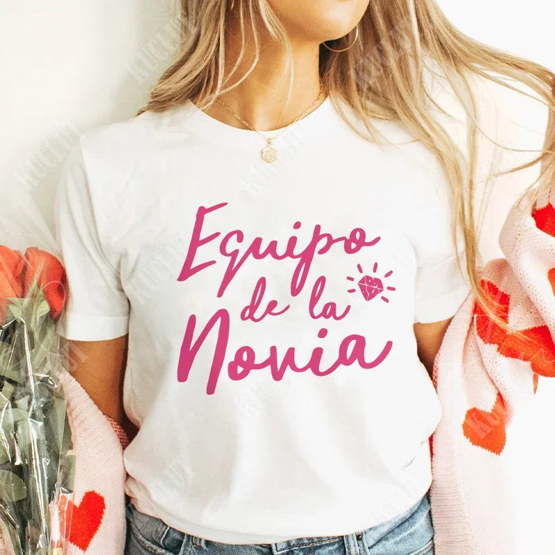 Bachelorette Party T-Shirt – Bride Squad Hen Party Tee