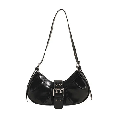 Retro Burgundy Underarm Shoulder Bags