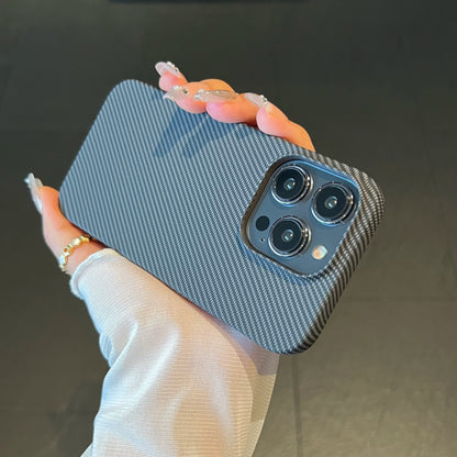Carbon Fiber iPhone Case – Ultra Slim Shockproof PC Bumper Cover