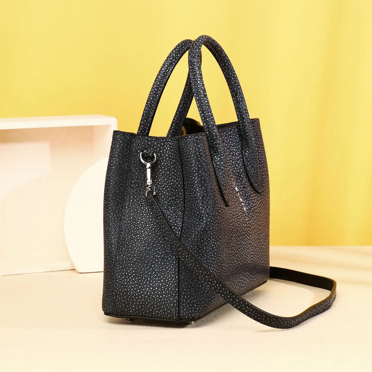 Genuine Leather Luxury Shoulder Bag – Women's Crossbody Tote