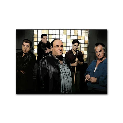 The Sopranos Canvas Print – Classic TV Series Wall Art