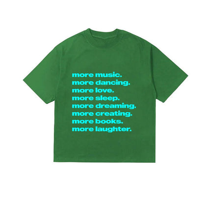Streetwear Letter Print Cotton T-Shirt – Y2K Harajuku Hip Hop Graphic Tee