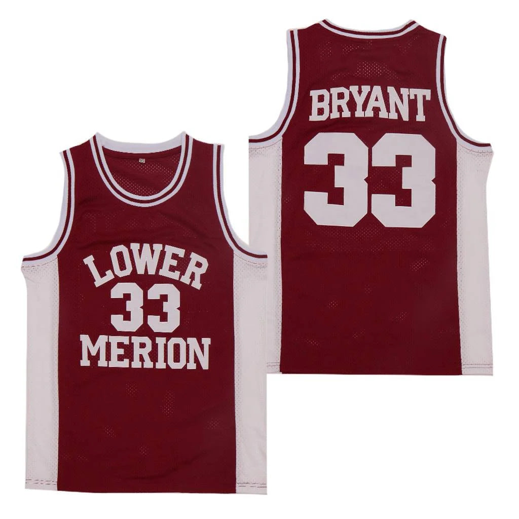 Bryant #33 Lower Merion High School Basketball Jersey