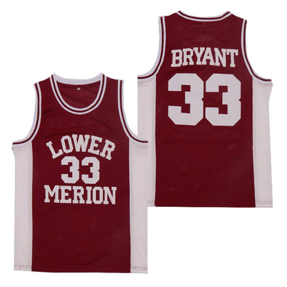 Bryant #33 Lower Merion High School Basketball Jersey