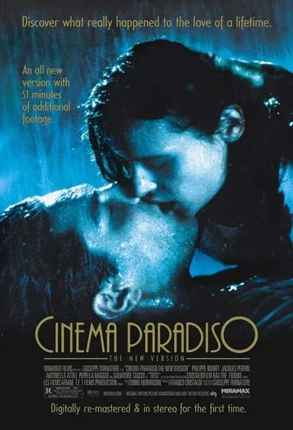 Cinema Paradiso Movie Poster – Vintage Italian Film Wall Art Print