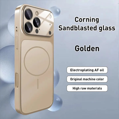 MagSafe Glass Matte iPhone Case – Corning Sandblasted, Wireless Charging