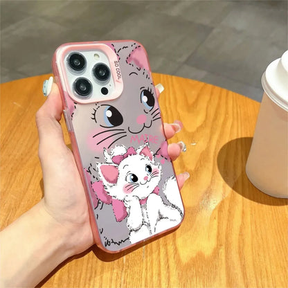 Marie Cat iPhone Case – Cute Cartoon Soft Silicone Cover