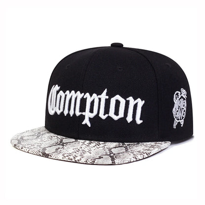 Compton Snapback Cap – Hip Hop Embroidery Baseball Hat
