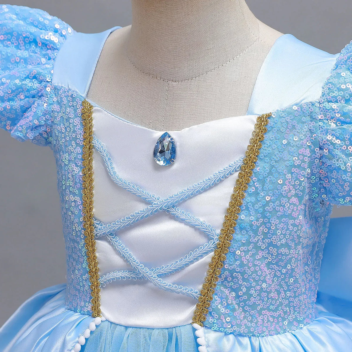 Cinderella Princess Ball Gown Costume Dress