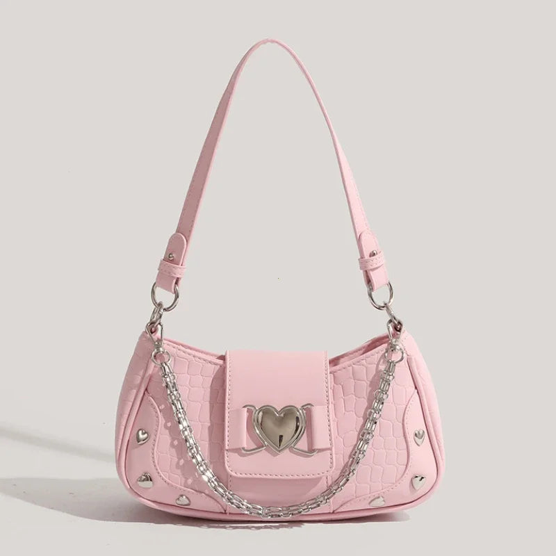 Y2K Vintage Shoulder Bag – Retro American Street Style Purse