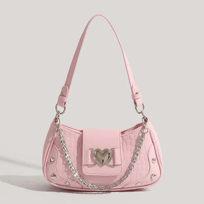 Y2K Vintage Shoulder Bag – Retro American Street Style Purse