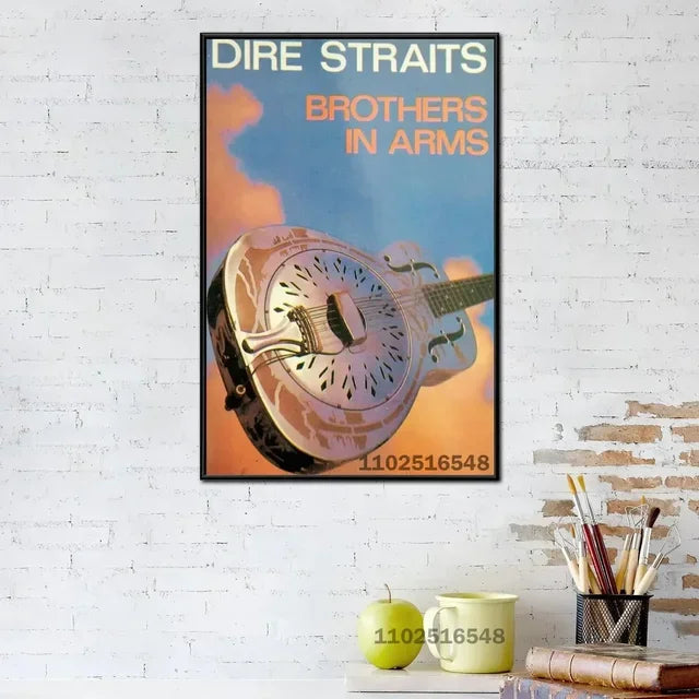 Dire Straits Wall Art Poster – Classic Rock Music Print Decor