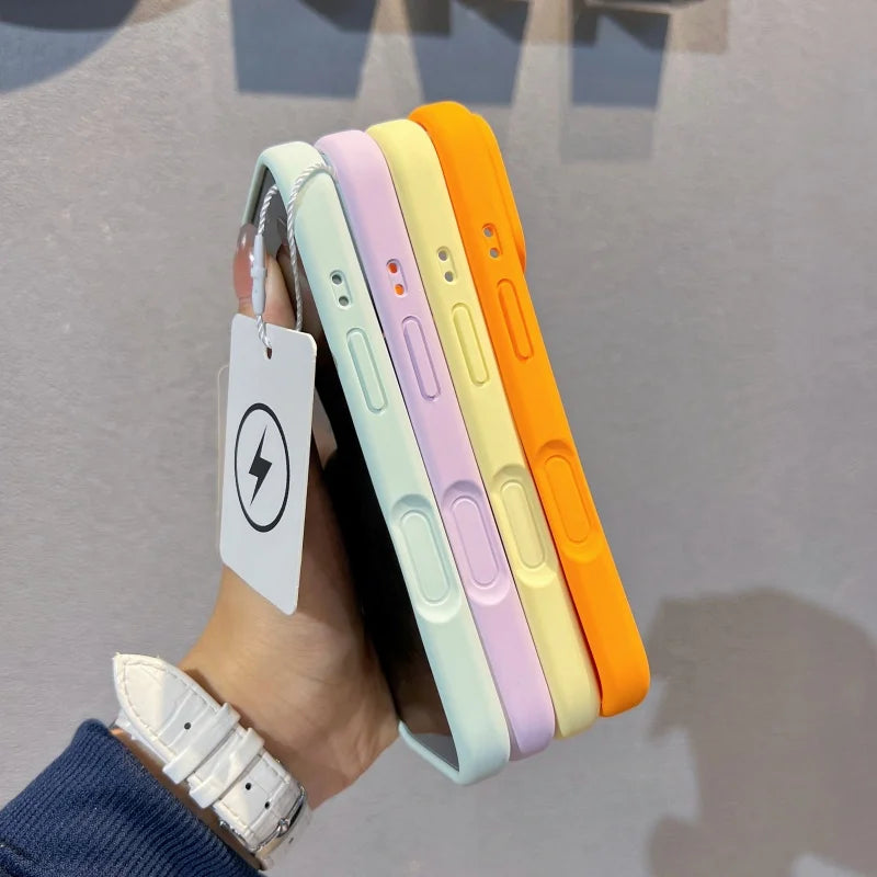 Liquid Silicone Shockproof iPhone Case – iPhone 16 / 17 / Air Series