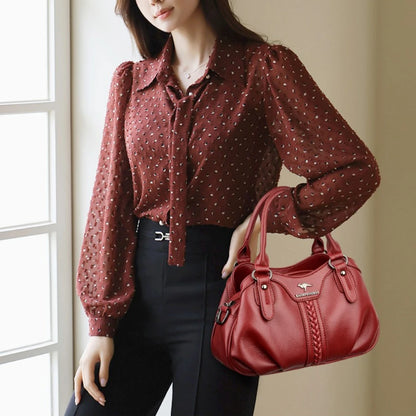 Genuine Brand Top Quality Handbags 3 Layers Luxury