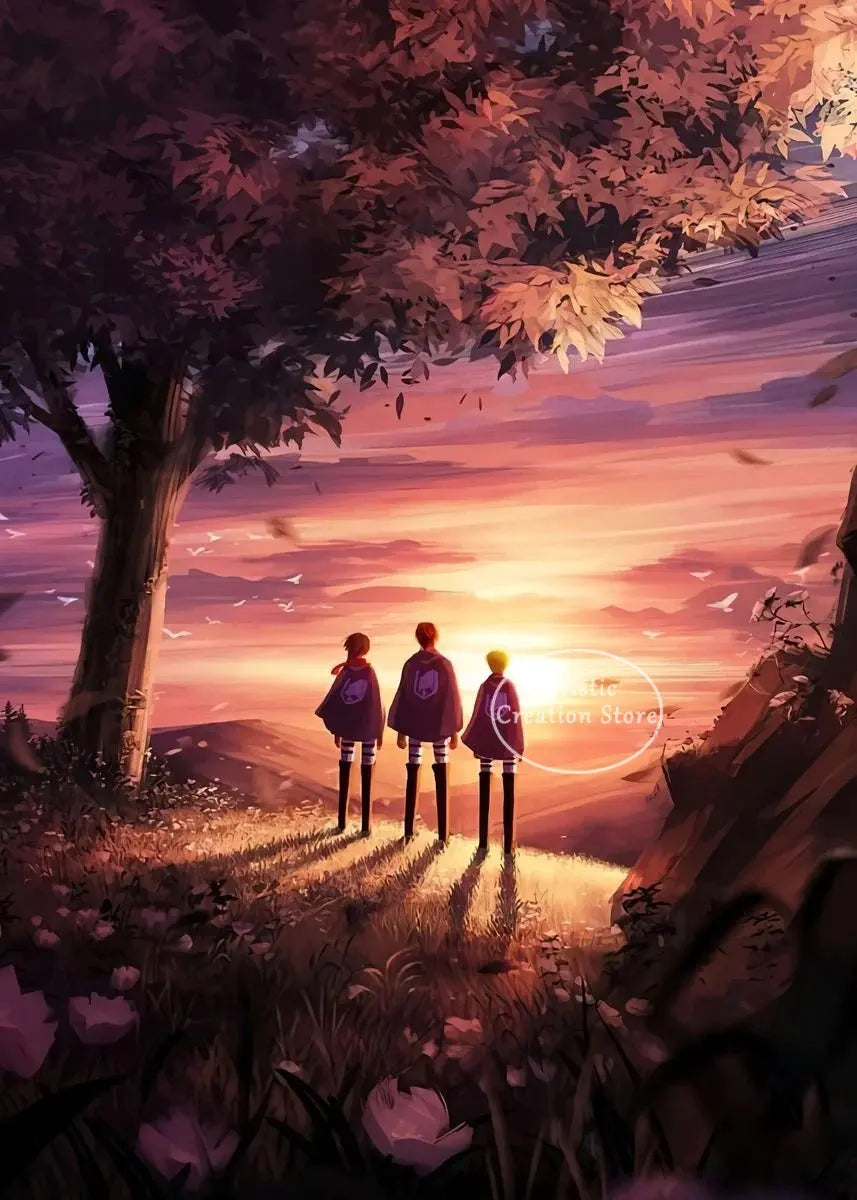 Attack Titan Canvas Poster – Attack on Titan Anime Wall Art