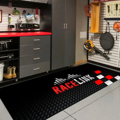 Garage Floor Mat – Non-Slip Motorcycle Parking Rug, Dirt Resistant