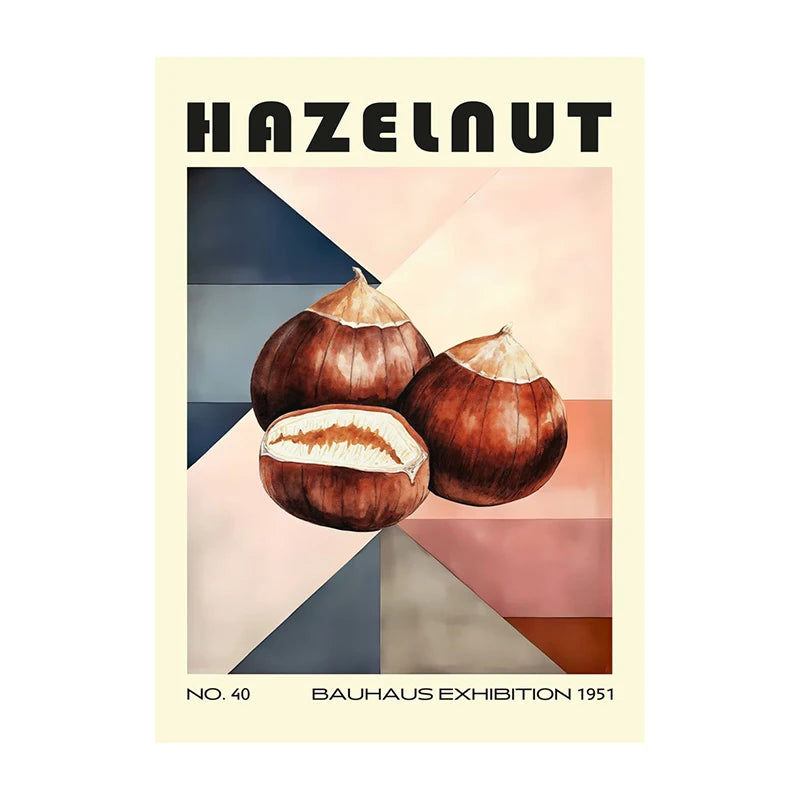 Kitchen Food Canvas Wall Art Poster – Coffee Tea Fruit Prints