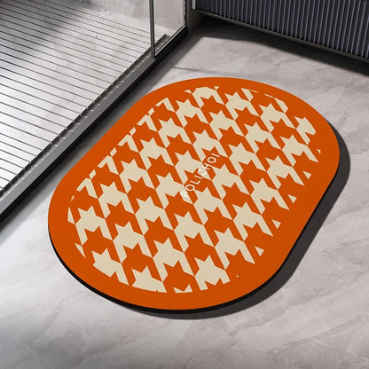 Diatomaceous Earth Bath Mat – Quick-Dry Non-Slip Bathroom Rug