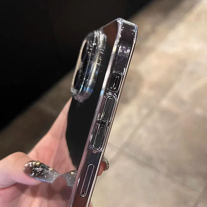 Crystal Clear Hard PC Case for iPhone 11–17 Series