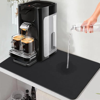 Coffee Machine Mat – Absorbent Silicone Countertop Pad