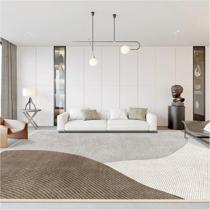 Nordic Abstract Area Rug – Large Living Room Carpet, Anti-Slip, Modern Luxury