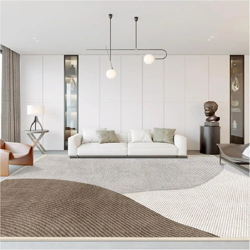 Nordic Abstract Area Rug – Large Living Room Carpet, Anti-Slip, Modern Luxury