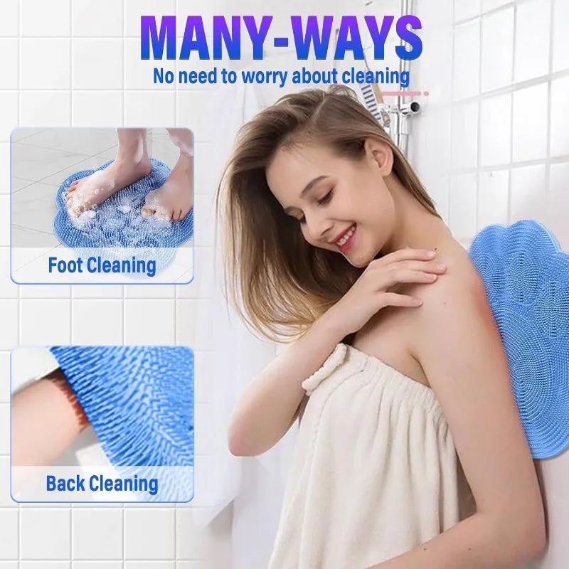 Silicone Foot Scrubber Bath Massage Mat