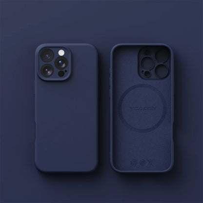 Magnetic MagSafe Liquid Silicone iPhone Case – 12 to 17 Series