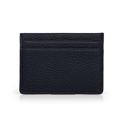 Hiram Beron Monogram Premium Pebble Leather Wallet Card Holder Women Man Case Dropship