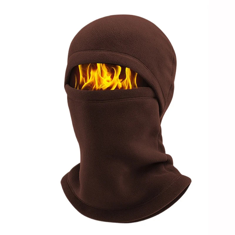 Fleece Balaclava Winter Face Mask – Thermal Head Cover for Men