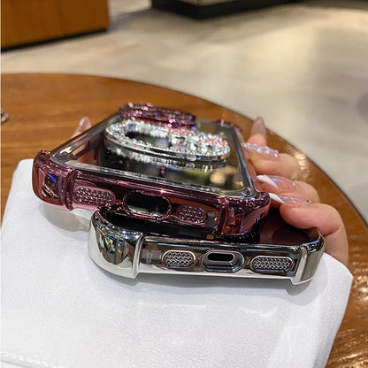 Kitty Mirror Electroplated Clear Samsung Galaxy Phone Case