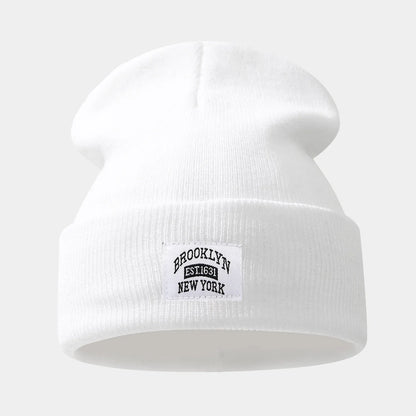 Brooklyn New York Knit Beanie – Unisex Winter Skull Cap