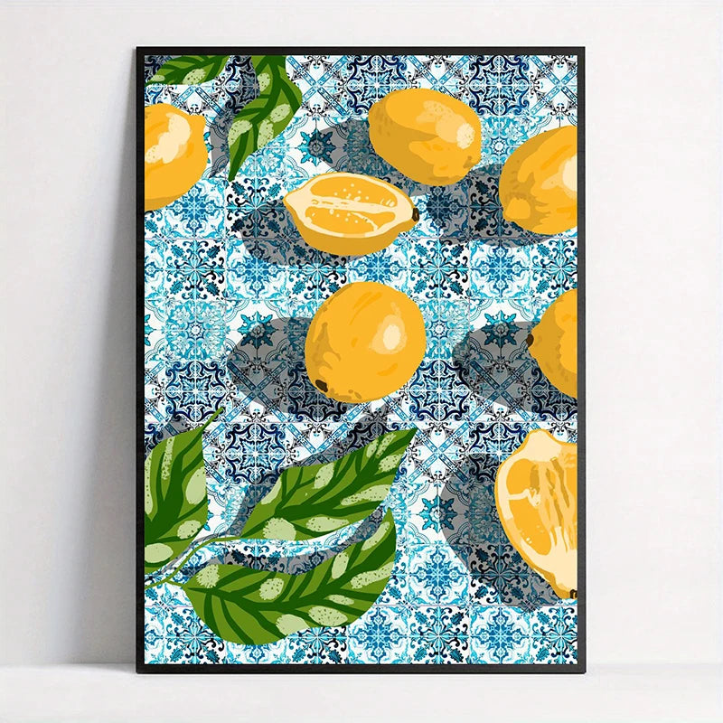 Tropical Illustration Canvas Wall Art – Boho Nature Poster