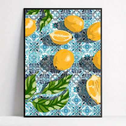 Tropical Illustration Canvas Wall Art – Boho Nature Poster