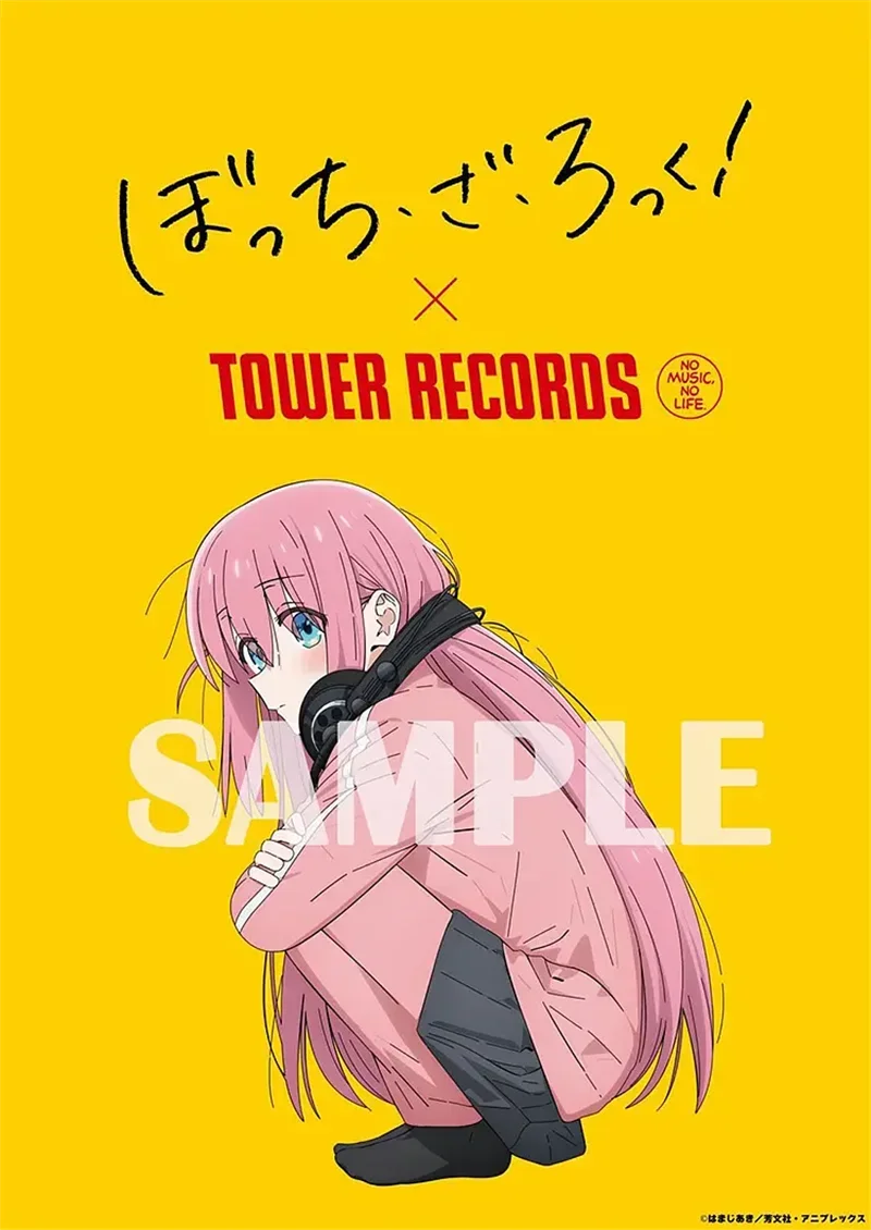 Bocchi the Rock Anime Poster Canvas Print – Kawaii Music Wall Art