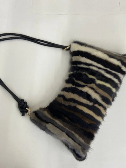 Mink Fur Shoulder Bag – Luxury Women's Crossbody Handbag
