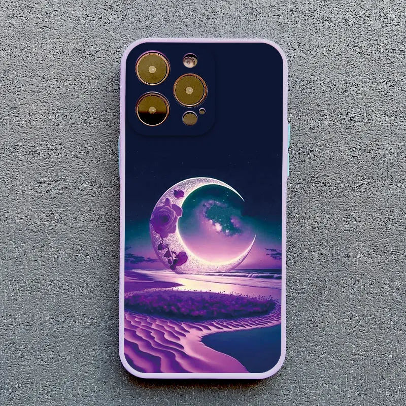 Starry Night Beach Art iPhone Case – iPhone 11 to 17 Series