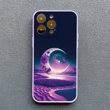 Starry Night Beach Art iPhone Case – iPhone 11 to 17 Series