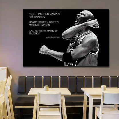Basketball Legends Canvas Poster – Kobe, LeBron & More Wall Art