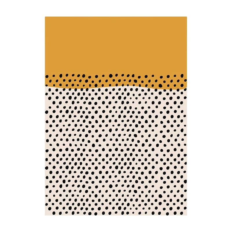 Mid-Century Modern Wall Art Poster – Retro Abstract Geometric Print
