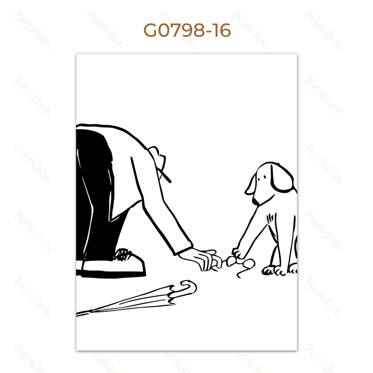Minimalist Black and White Line Art Canvas Wall Art Print