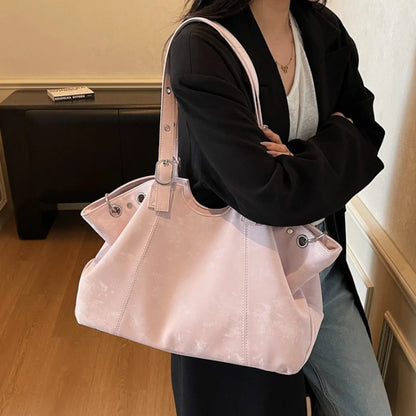 Vintage Big Bags For Women Handbags Top-handle Handbag