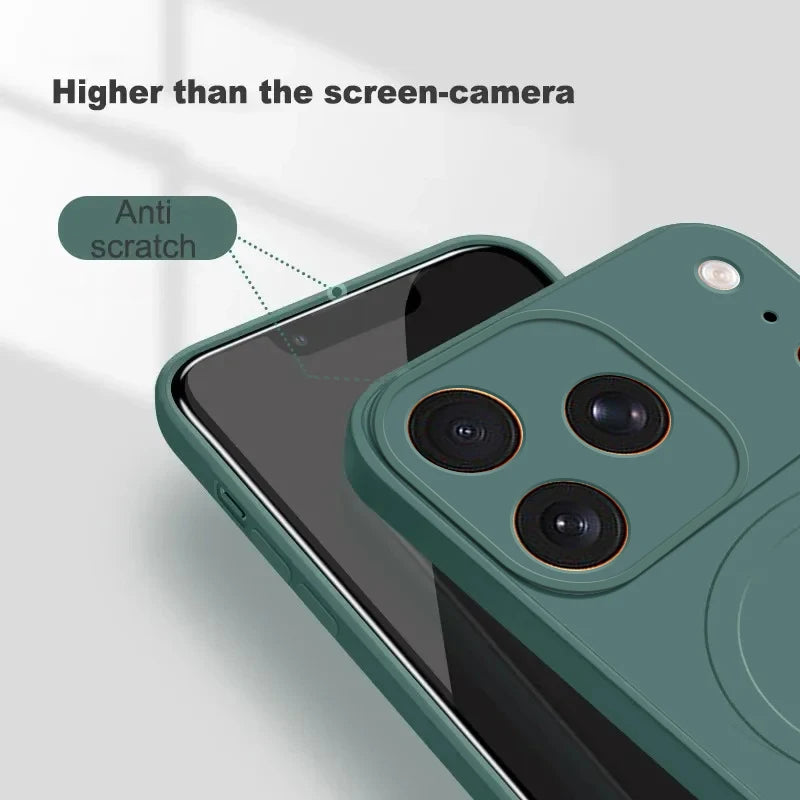 MagSafe Magnetic Liquid Silicone iPhone Case – iPhone 11 to 17 Series
