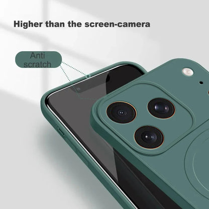 MagSafe Magnetic Liquid Silicone iPhone Case – iPhone 11 to 17 Series