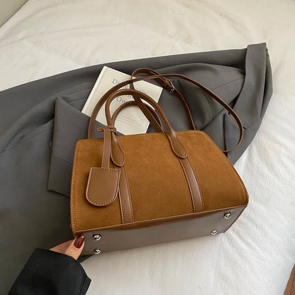 Women Suede Shoulder Bag