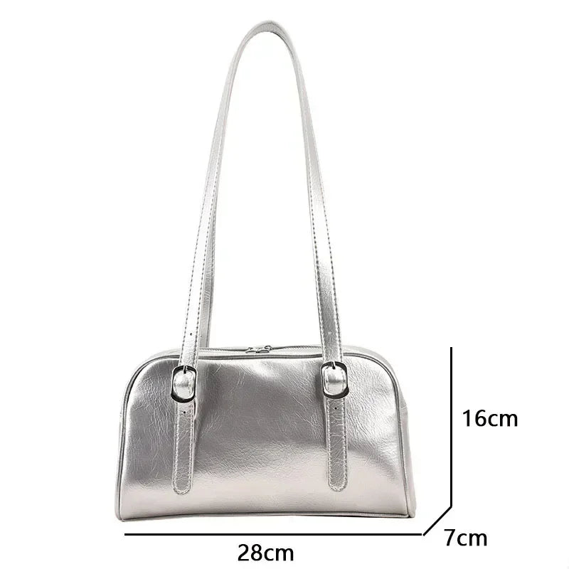 Green Commuter Luxury Designer Handbags Pure Color Causal Bag