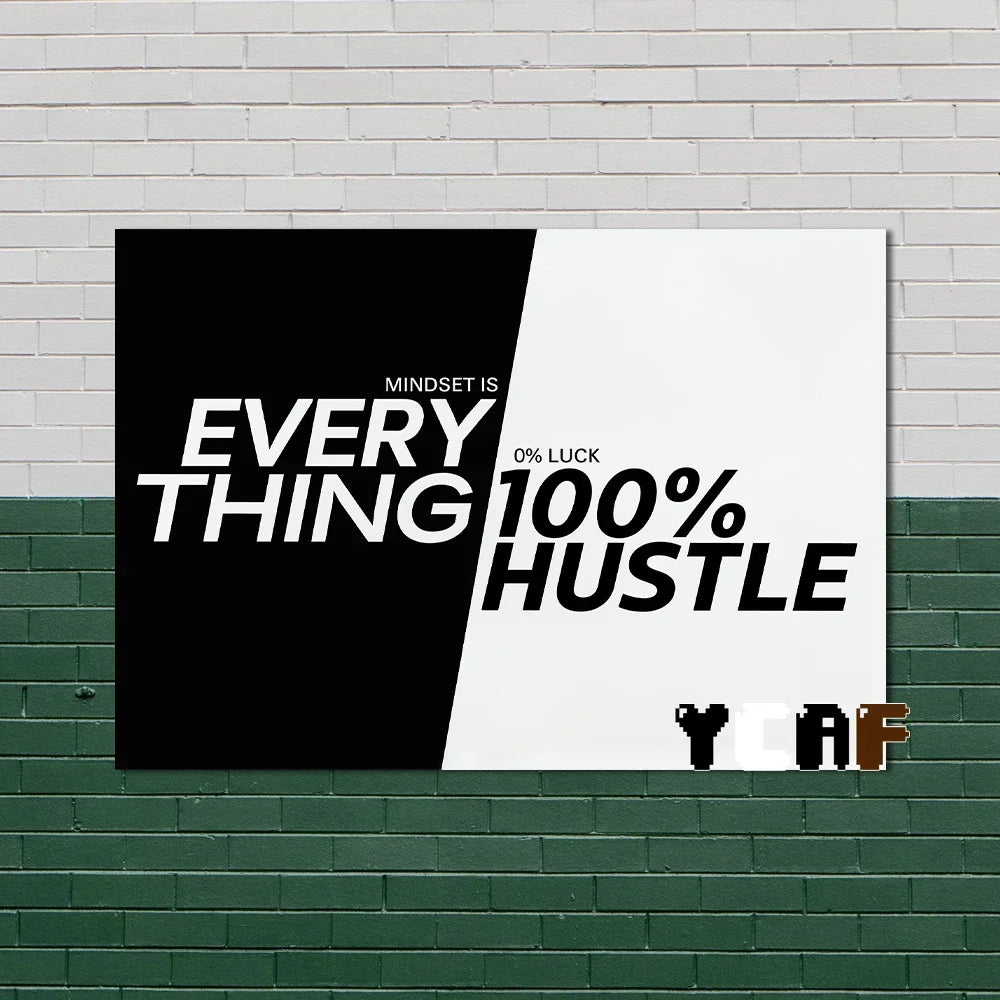 Motivational Quote Canvas Poster – Discipline Wall Art