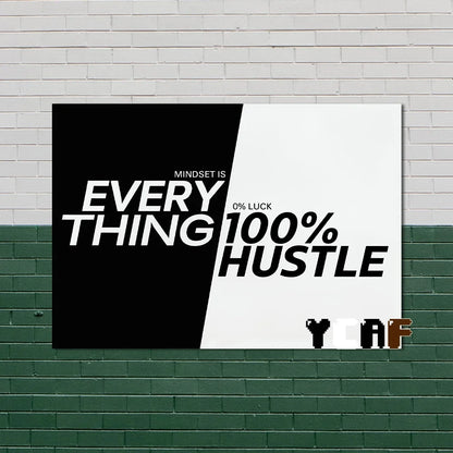 Motivational Quote Canvas Poster – Discipline Wall Art