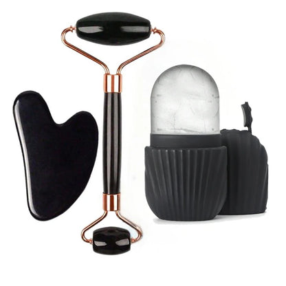 Ice Face Roller Skincare Set
